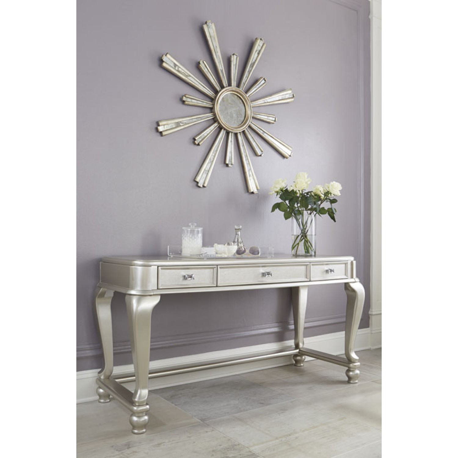 СТОЛ ТУАЛЕТНЫЙ CORALAYNE B650-22 SILVER
