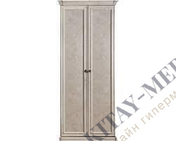 Шкаф 2-дверный без зеркал Афина (крем корень)