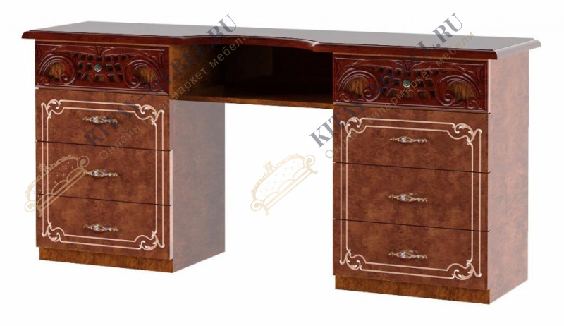 Туалетный стол ТС 160 Роза (орех)