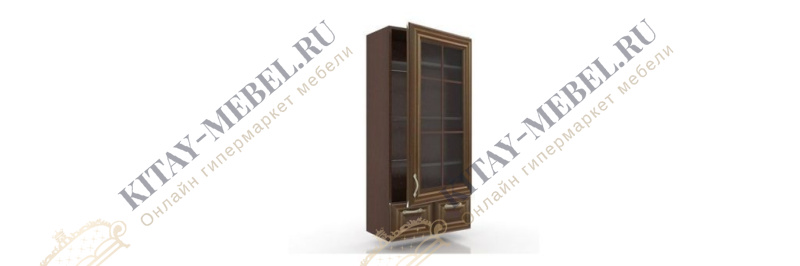 Шкаф кухонный с витриной 600  235.364 Кантри (Ноче Таволато)