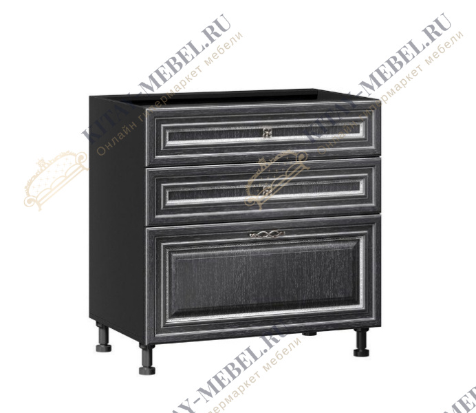 Тумба кухонная 800 с 3 ящиками ЛЮКС (4) Италия 275.936