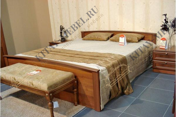 Кровать двуспальная 160х200 см — Гармония 2539, низкое изголовье, недорогая модель