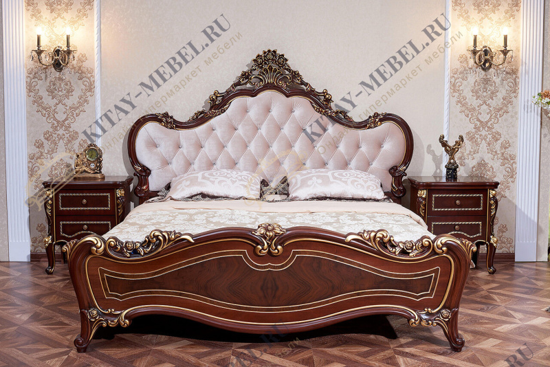 КРОВАТЬ 180х200 КОНСТАНЦИЯ ОРЕХ