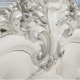 Кровать двуспальная Дольче Вита СДВ-03, 180*200, (белый с серебром), (без ортопеда и матраса)