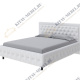 Кровать ComoVeda 6 — 200х190 см Экокожа (Белый)