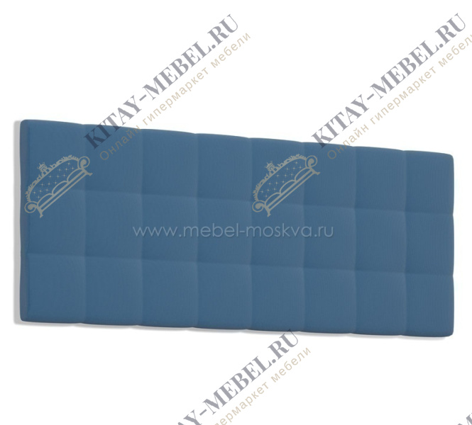 Стеновая панель мягкая 1400 текстиль (синяя) 379.П1400-BL