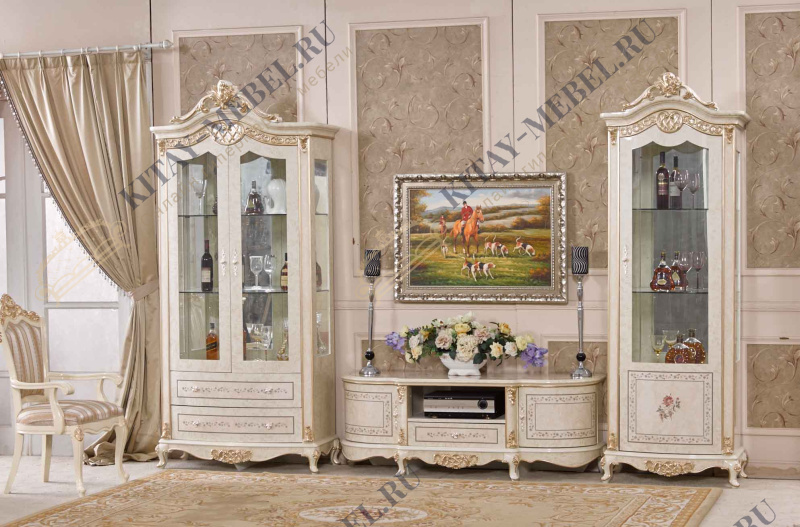 1-х дв.витрина + 1-х дв.витрина+тумба TV