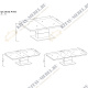 Стол Quartz 2495GP81 Hektor (черно-белый)