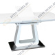 Стол обеденный WIND (1200-1600x800x760) белый матовый