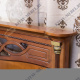 Двуспальная кровать Валенсия 2М П254.51, 1600/2000, (каштан)