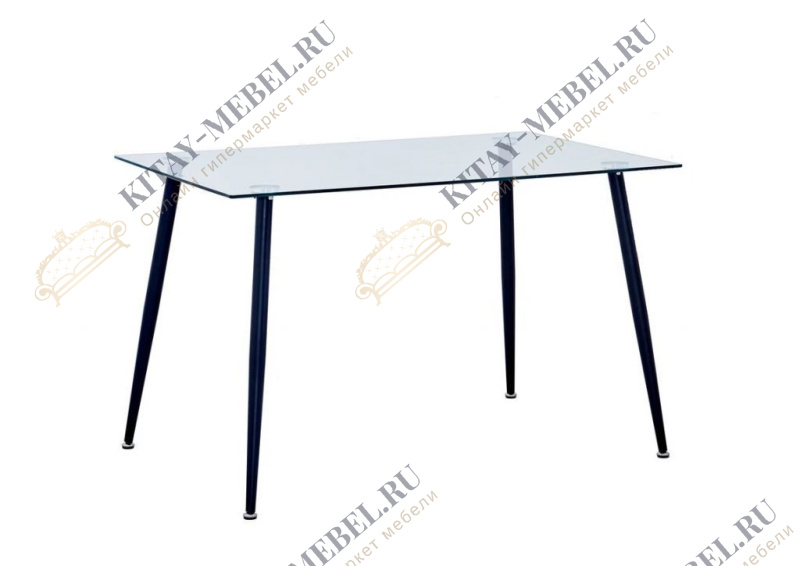 Стол обеденный DEL (120x80x75) прозрачный