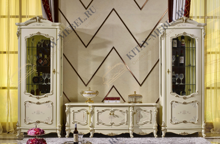 1 дв.витрина + 1 дв.витрина+тумба TV