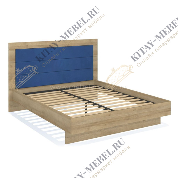 Кровать двуспальная 160/200 Илма (дуб Ривьера/F61) 411.1116-Dr-P0216.F61