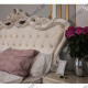 Кровать с мягким изголовьем 160х200 Афина (крем корень)