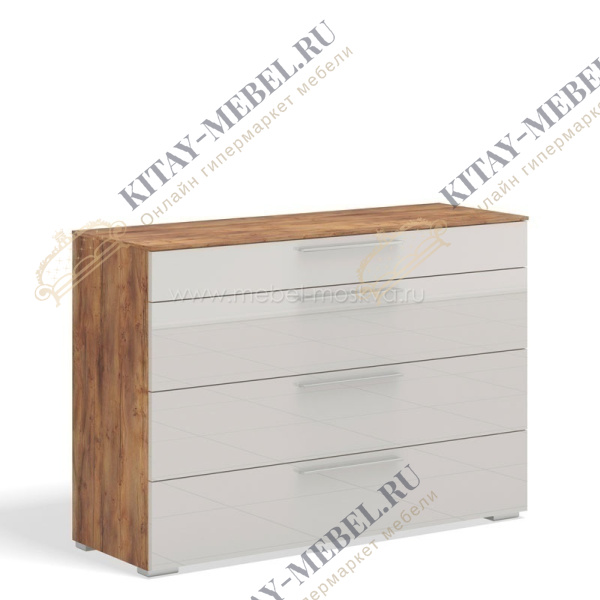 Комод 4 ящика 1200 (Таксония/ящики Мокко) 393.35-ТМ