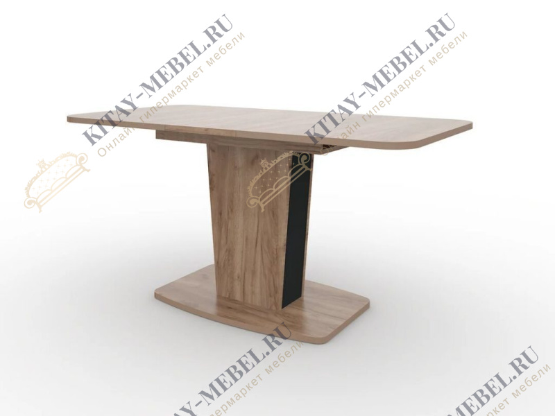 Стол обеденный KYOTO (120-152x75x75) дуб табачный/антрацит
