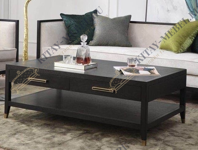Столик журнальный Deco, черный оникс, MK-6213-PB