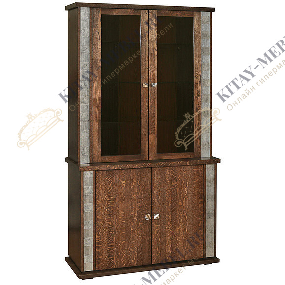 Шкаф комбинированный «Тунис» П343.17Ш (венге)
