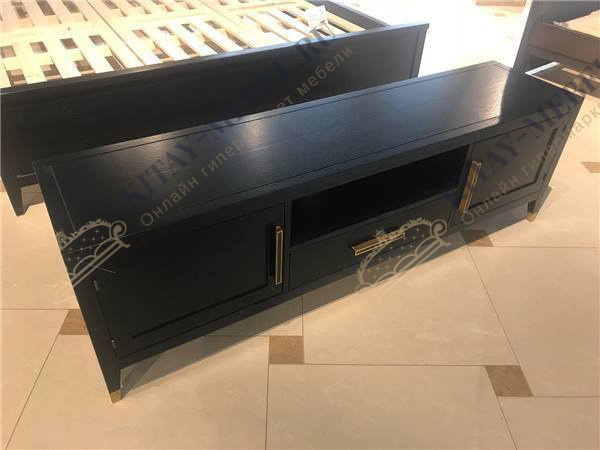 Тумба под ТВ Deco, черный оникс, MK-6214-PB