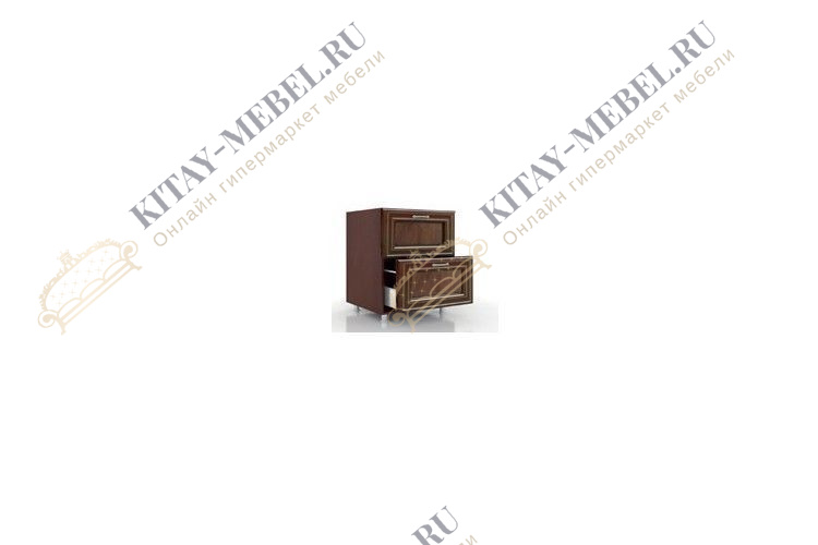 Тумба кухонная 600 с двумя ящиками 235.134 Кантри (Ноче Таволато)