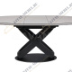 Стол обеденный раскладной ORBITA (1400-1800x900x760) светло-серый