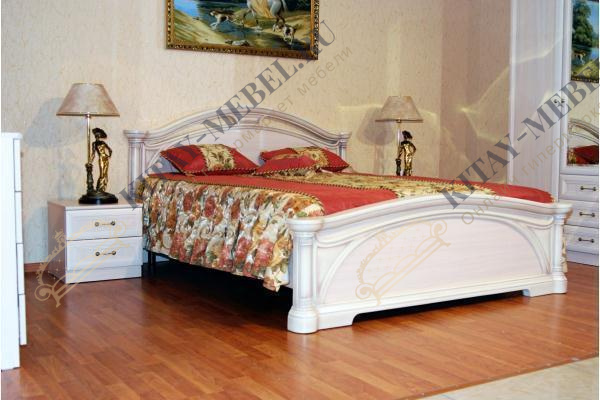 Кровать 160х200 2671 Лючия (молочный дуб)