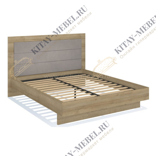 Кровать двуспальная 160 на 200 Илма (дуб Ривьера/F57) 411.1116-Dr-P0216.F57