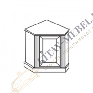 Тумба угловая 2843 Мальта (беж)