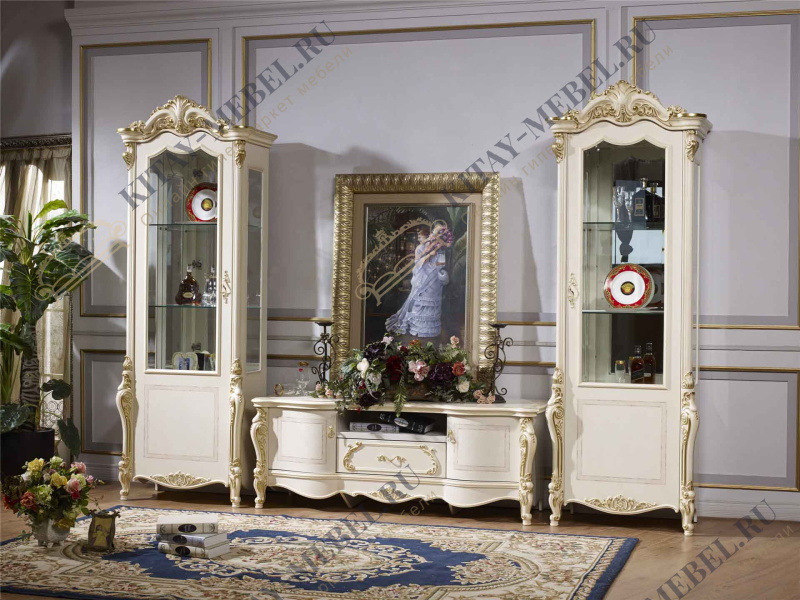 1-х дв.витрина + 2-х дв.витрина+тумба TV