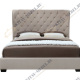 Мягкая двуспальная кровать INFI2971, 160х200, с ящиком для белья, каретная стяжка