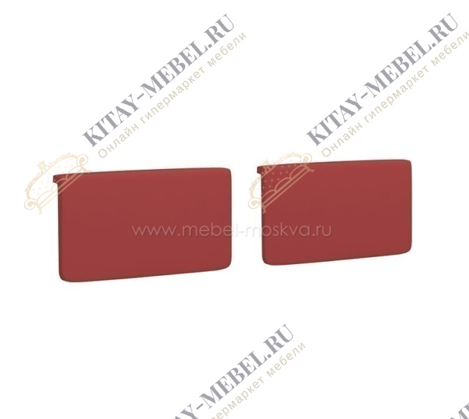 Подушка тип 04 текстиль для 393.1216 и 393.1616 Красный 393.P04.16-Red