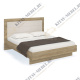 Кровать двуспальная 140/200 Илма (дуб Ривьера/F66) 411.1114-Dr-P1114.F66, ткань