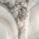 Кровать двуспальная Дольче Вита СДВ-03, 180*200, (белый с серебром), (без ортопеда и матраса)