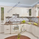 Кухня прямая — Алина, светлая, размер 3200 мм, МДФ, ПВХ, стекло, мойка, столешница