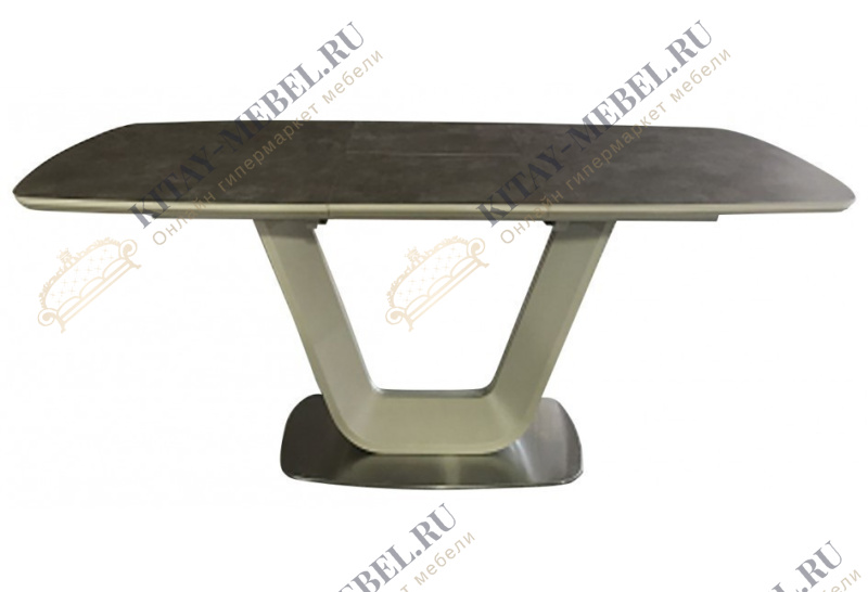 Керамический стол обеденный трансформер Oasis 160-210 (сатин мокко/латте)