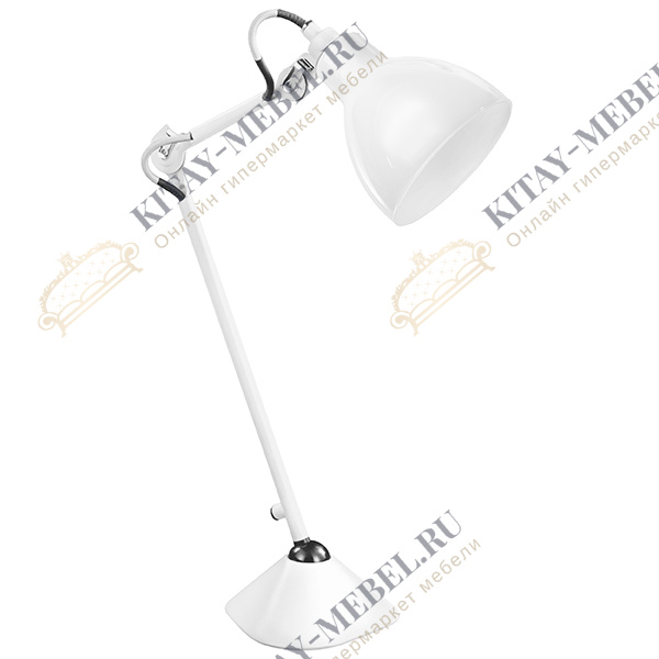865916 (MТ1201802-1А) Настольная лампа  LOFT 1х40W E14 БЕЛЫЙ (в комплекте)