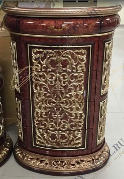 Комод высокий Шейх (орех)