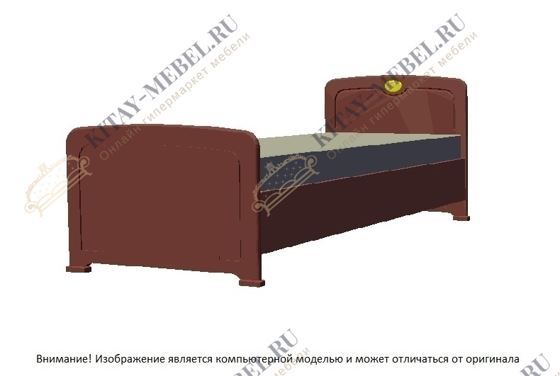 Кровать полуторка 200 на 120 см Наполи (пегас), ЛДСП