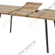 Стол PROMETEY раcкладной 120/160 x 80 см, дуб