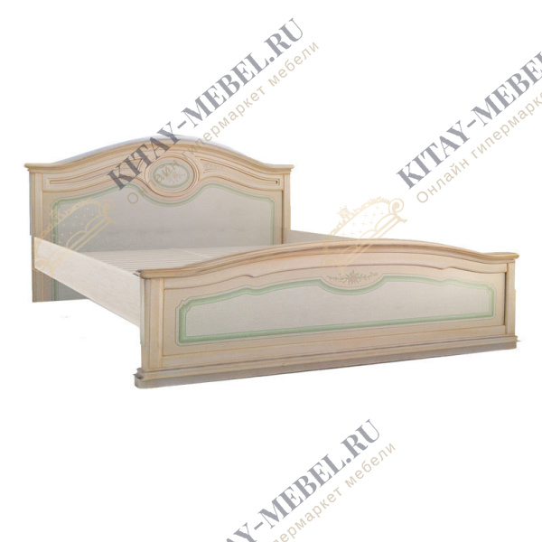 Кливия 641.150 — двуспальная кровать 160×200, МДФ каркас