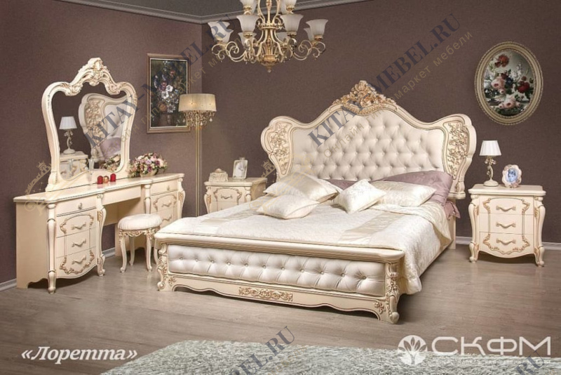 Спальня Лоретта с 5-дверным шкафом