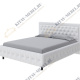 Кровать ComoVeda 6 — 160х200 см Экокожа (Белый)