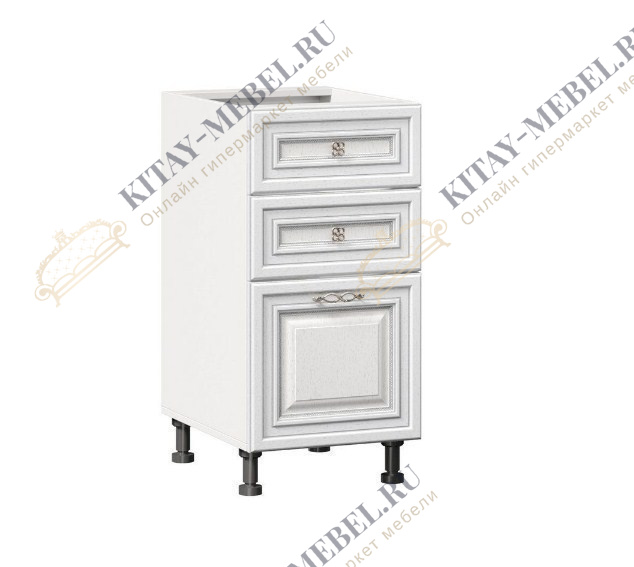 Тумба кухонная 400 с 3 ящиками ЛЮКС (4) Италия 275.884