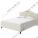 Кровать ComoVeda 7 — 90х200 см Экокожа (Белый)