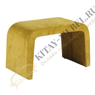 Скамья J-G-902 MK-6932-YL велюр мебельный 76х44х46 см Желтый