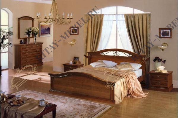 Кровать 180х200 2788 Мальта (орех)