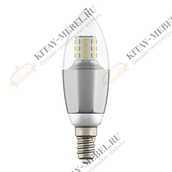 940542 Лампа LED 220V C35 E14 7W=70W 460LM 60G CL/CH 3000K 20000H (в комплекте)