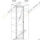 Шкаф угловой 621 Инна (денвер темный)