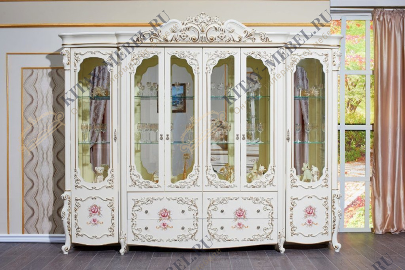 Витрина 6-дверная Венеция классик