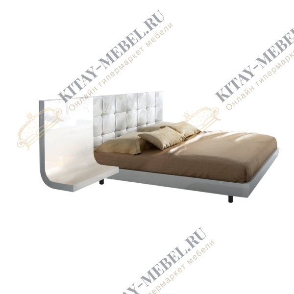 Кровать двуспальная FENICIA 514 GRANADA (160 на 200), белый цвет